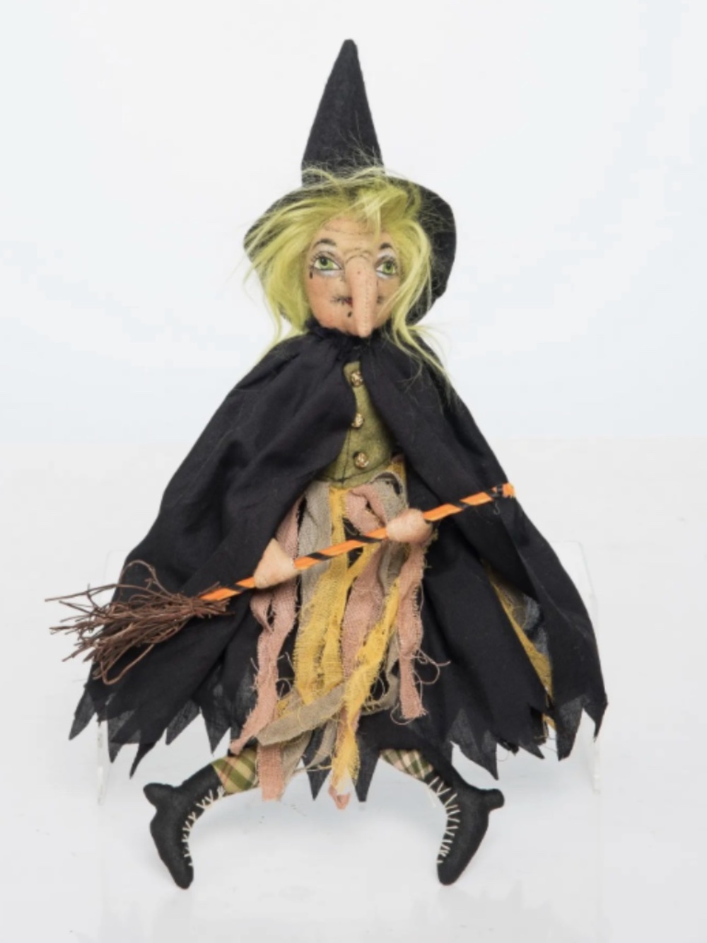Joe Spencer Gathered Traditions Hortense Halloween Figurine